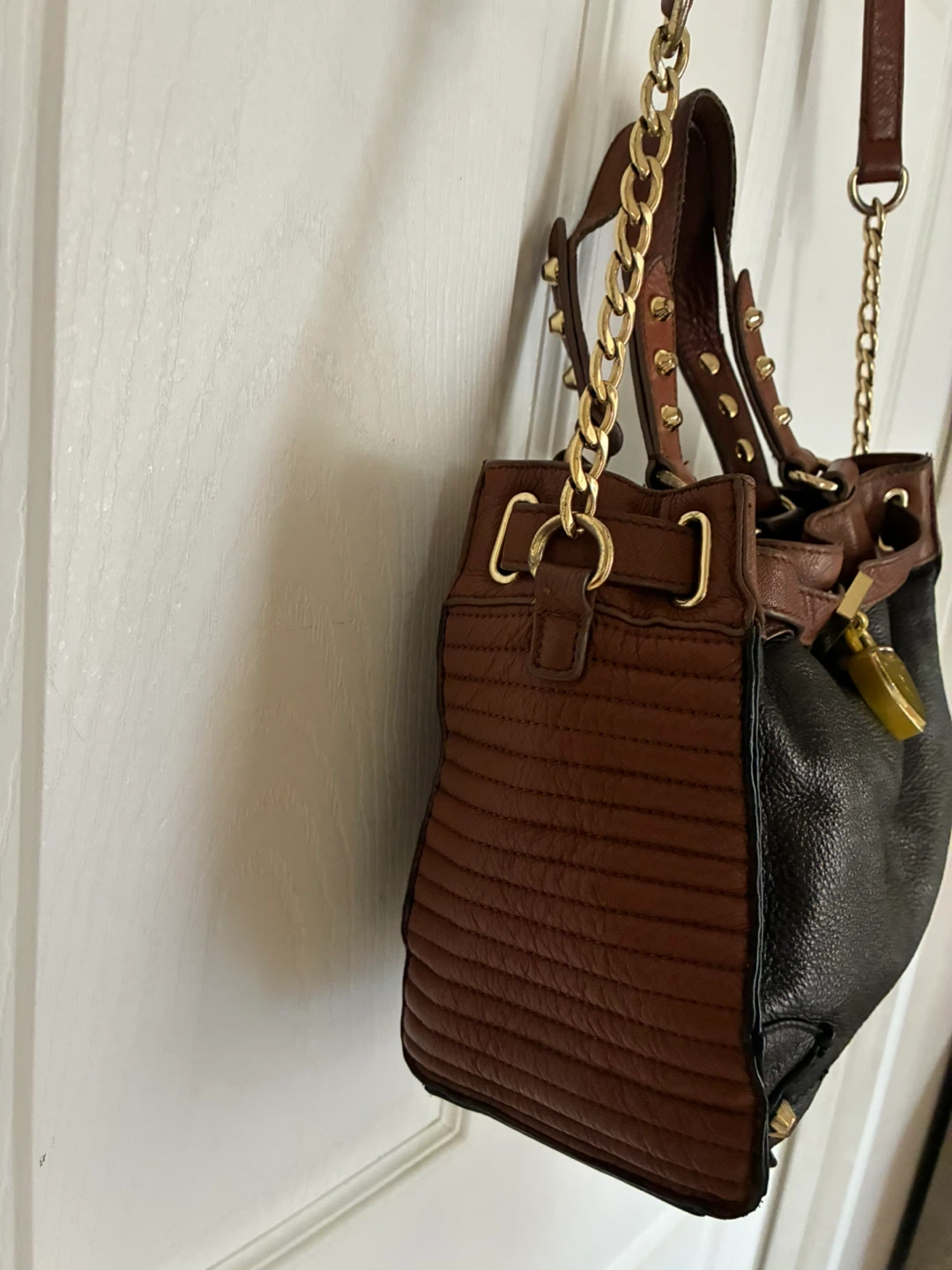 Juicy Couture Y2K black and brown leather crossbody bag - photo 5