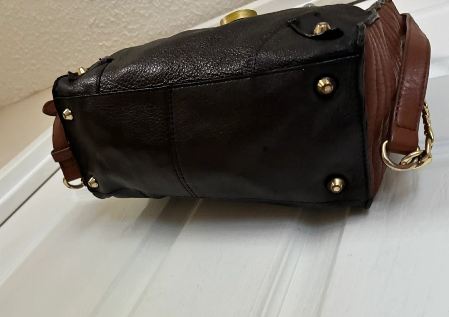 Juicy Couture Y2K black and brown leather crossbody bag - photo 4