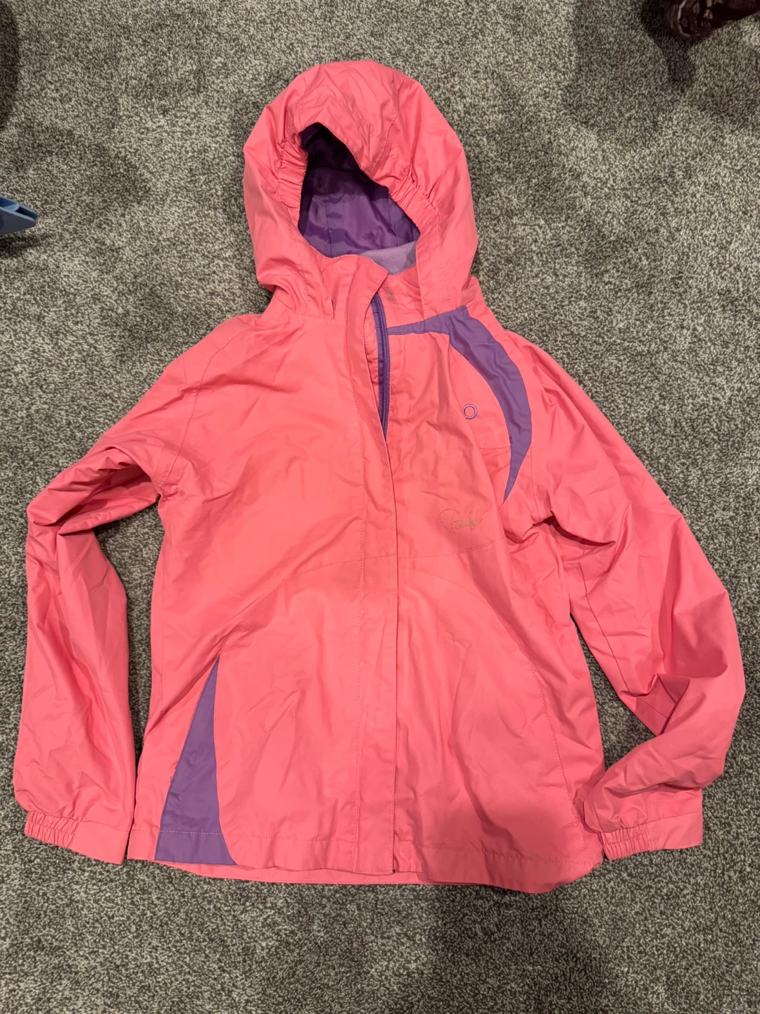 Paradox Girls XL size 14 Pink & Purple Hooded Jacket