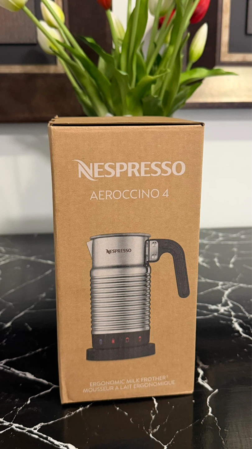 NEW Nespresso Aeroccino 4 Milk Frother Silver - photo 2