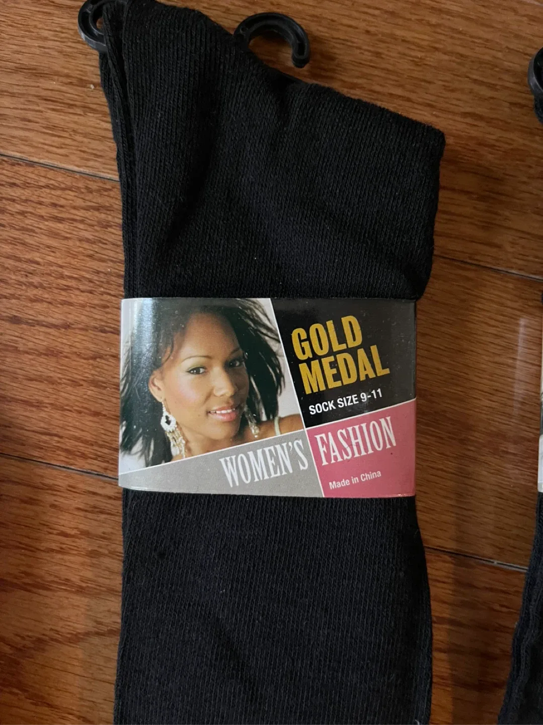 Gold Medal Women's Fashion Socks - Black - Size 9-11 (3 Pairs) - photo 2