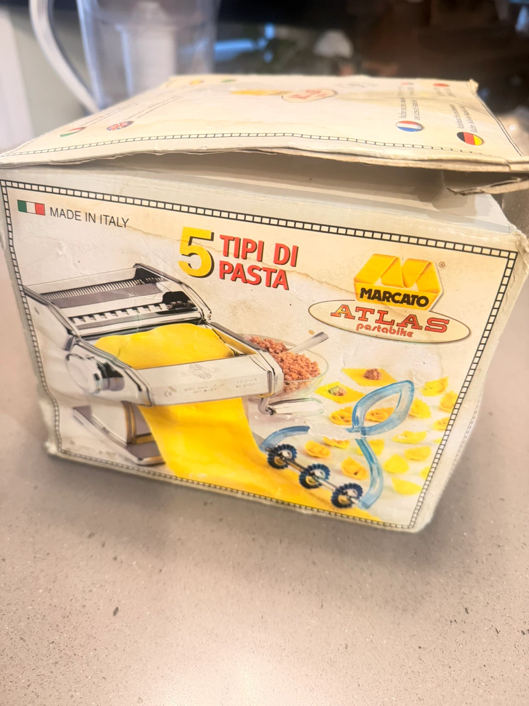 Marcato Atlas 5 Tipi di Pasta Machine