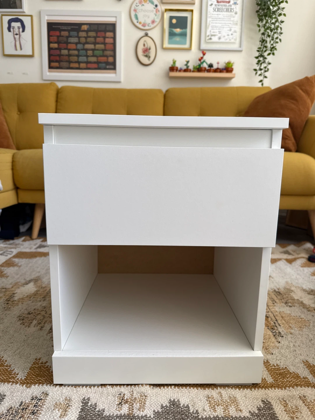 White IKEA Nightstand- PICKUP BY TUESDAY - photo 2