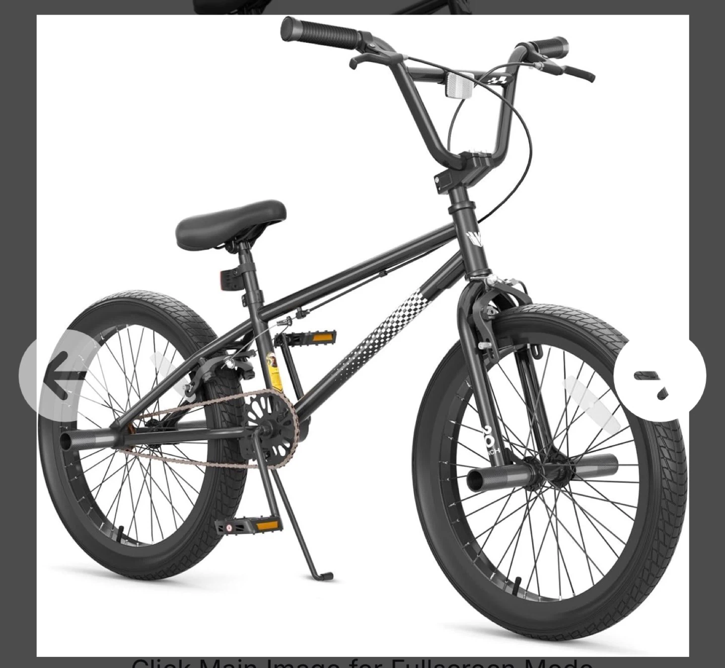 Black BMX Bike