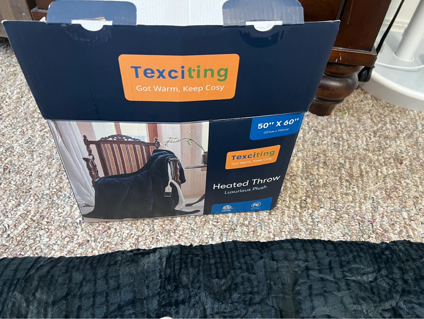 Texciting Heated Throw Blanket 50" x 60" - photo 4