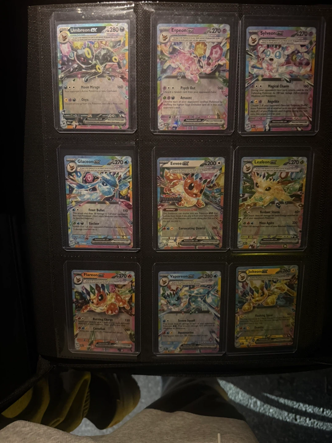 Eevee evolution collection-perfect condition-collectors item