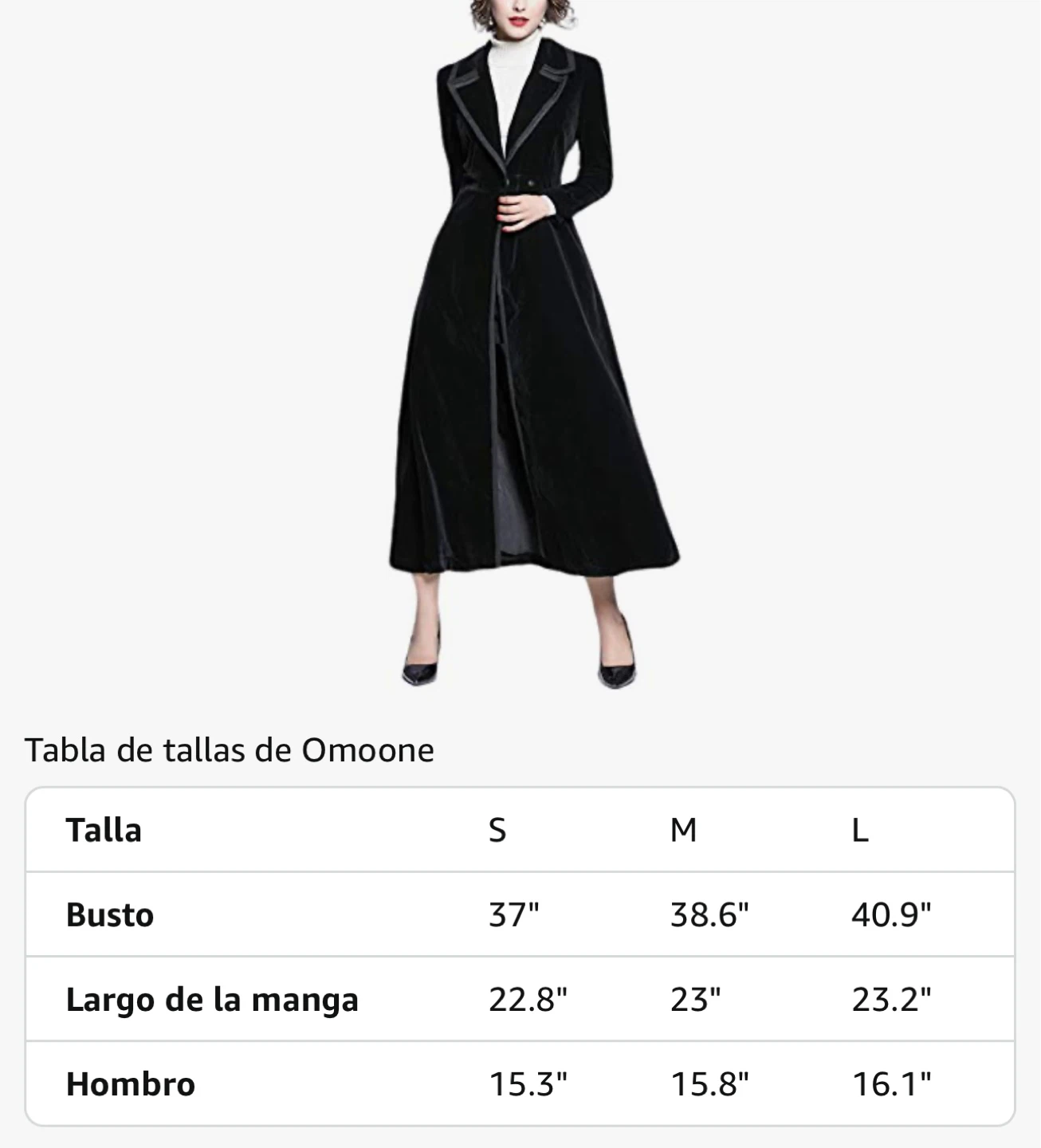 Black Velvet Long Coat - photo 5