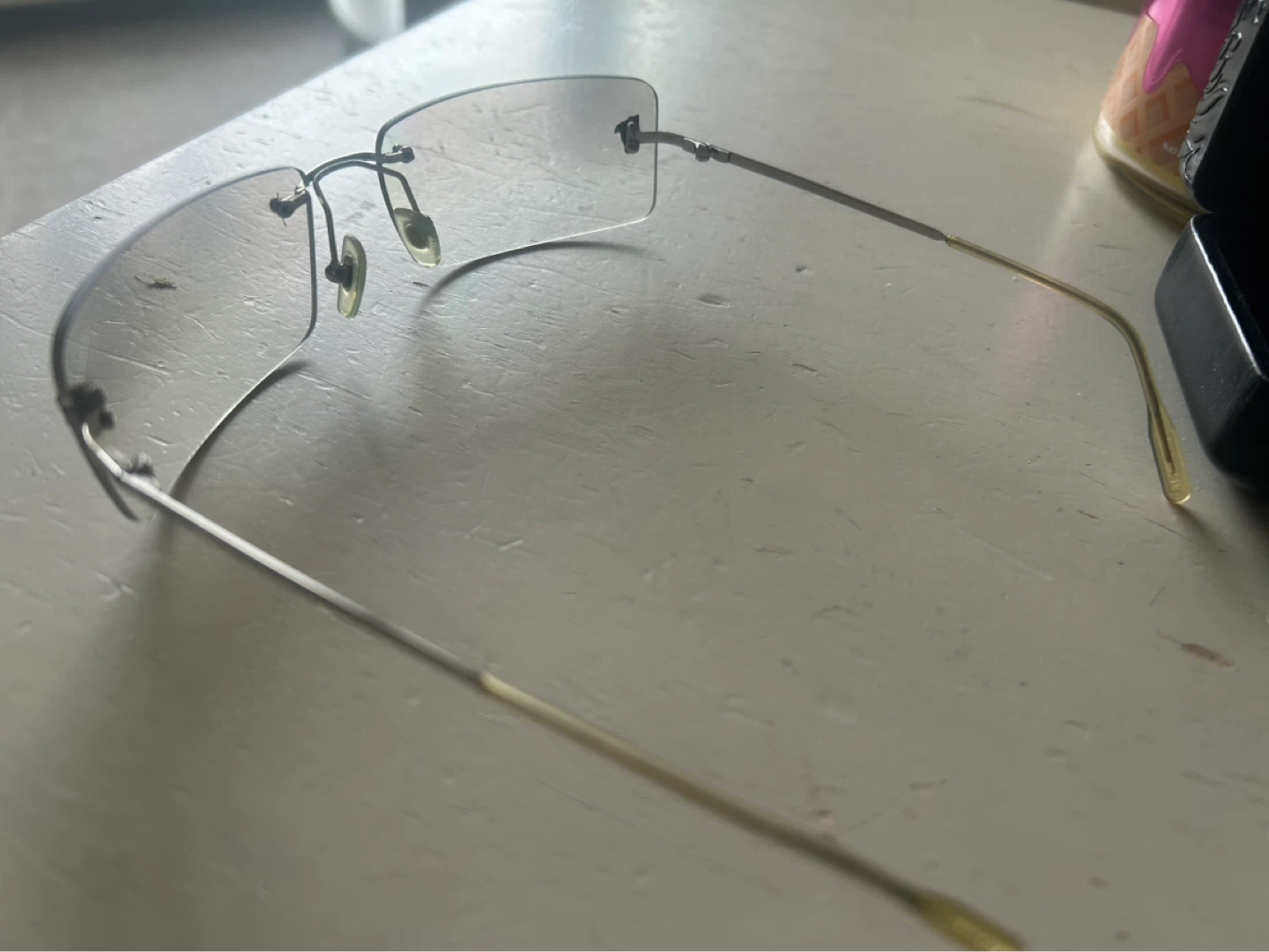 Vintage Versace Silver Medusa Rimless Grey - photo 2