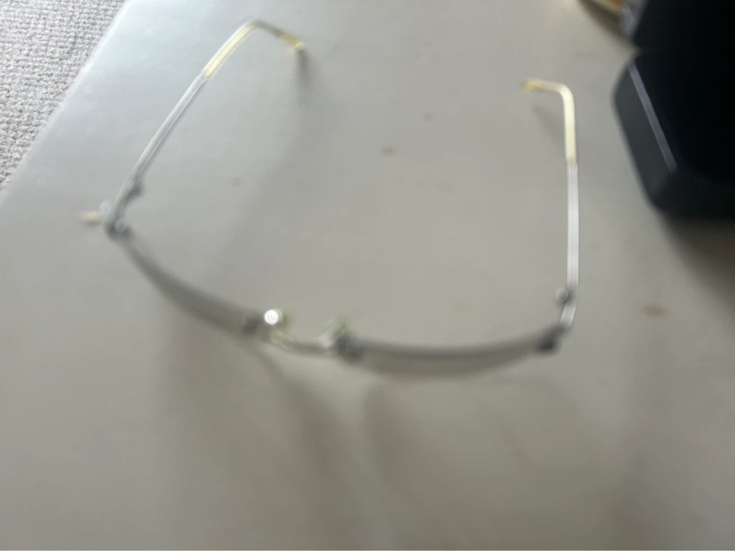 Vintage Versace Silver Medusa Rimless Grey - photo 4