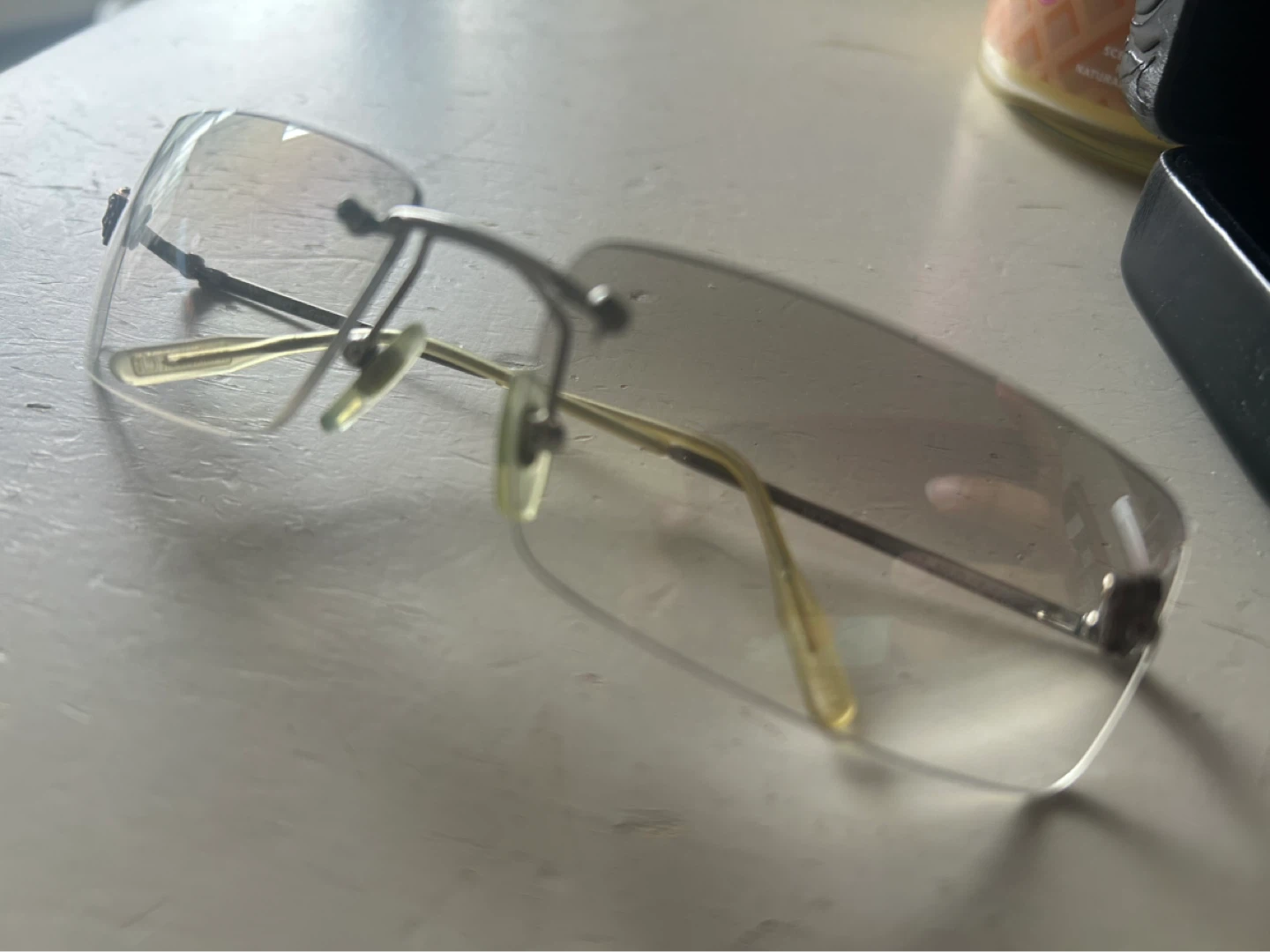 Vintage Versace Silver Medusa Rimless Grey - photo 3