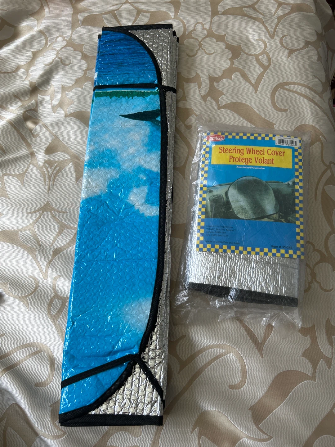 Steering Wheel Cover & Sunshade Set - photo 4