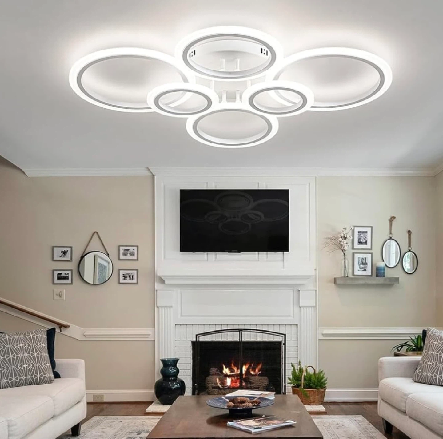 Modern LED Ceiling Light Fixture Chandelier - photo 5