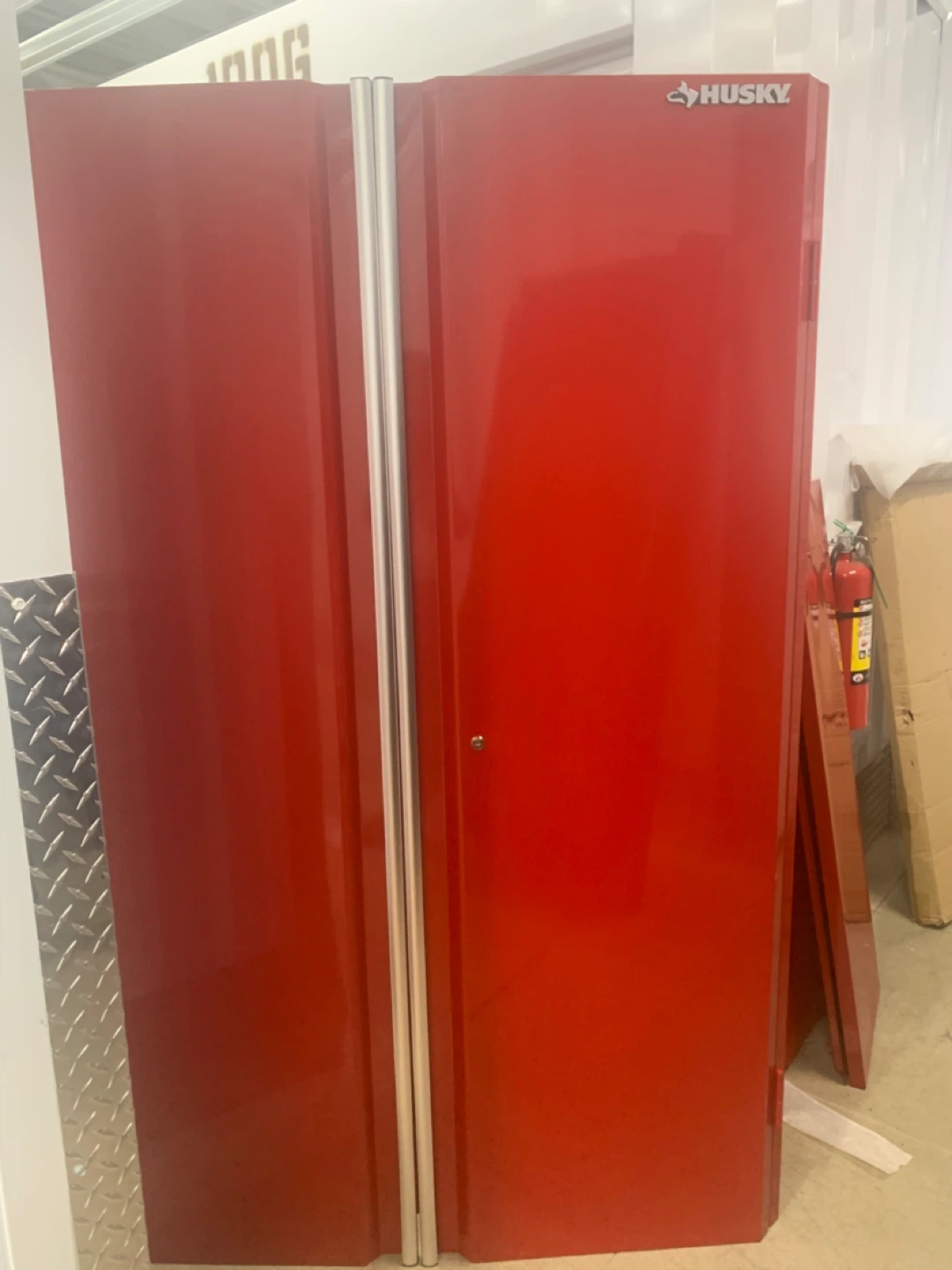 Husky Red Rolling Tool Cabinet