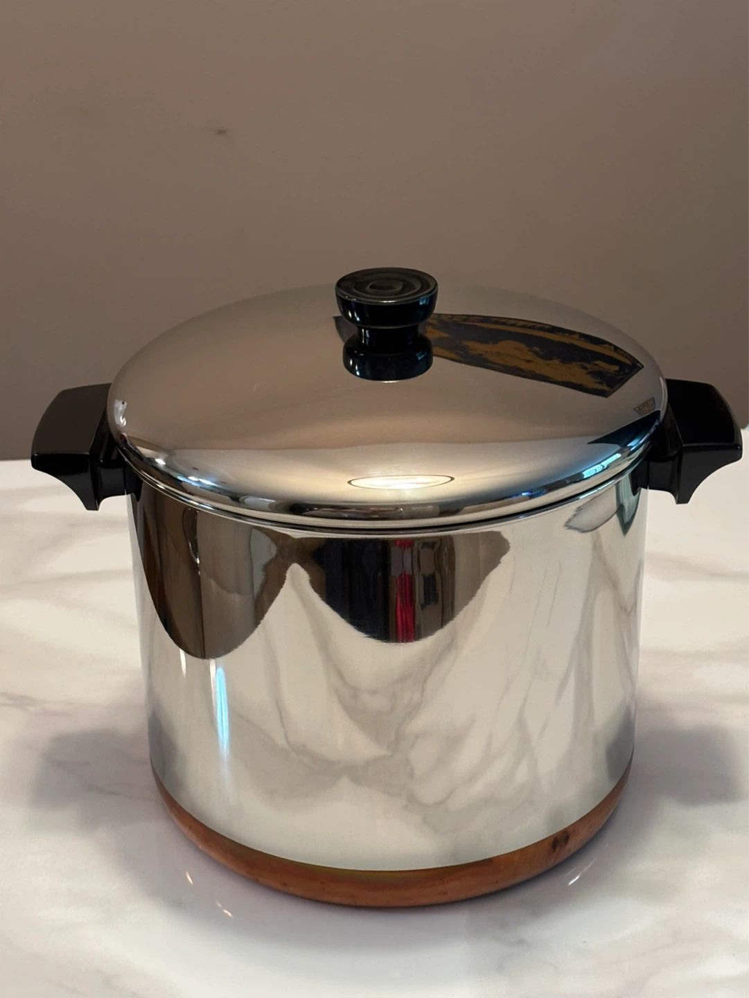 NEW Revere Stainless Steel 8-Qt. Covered Stockpot