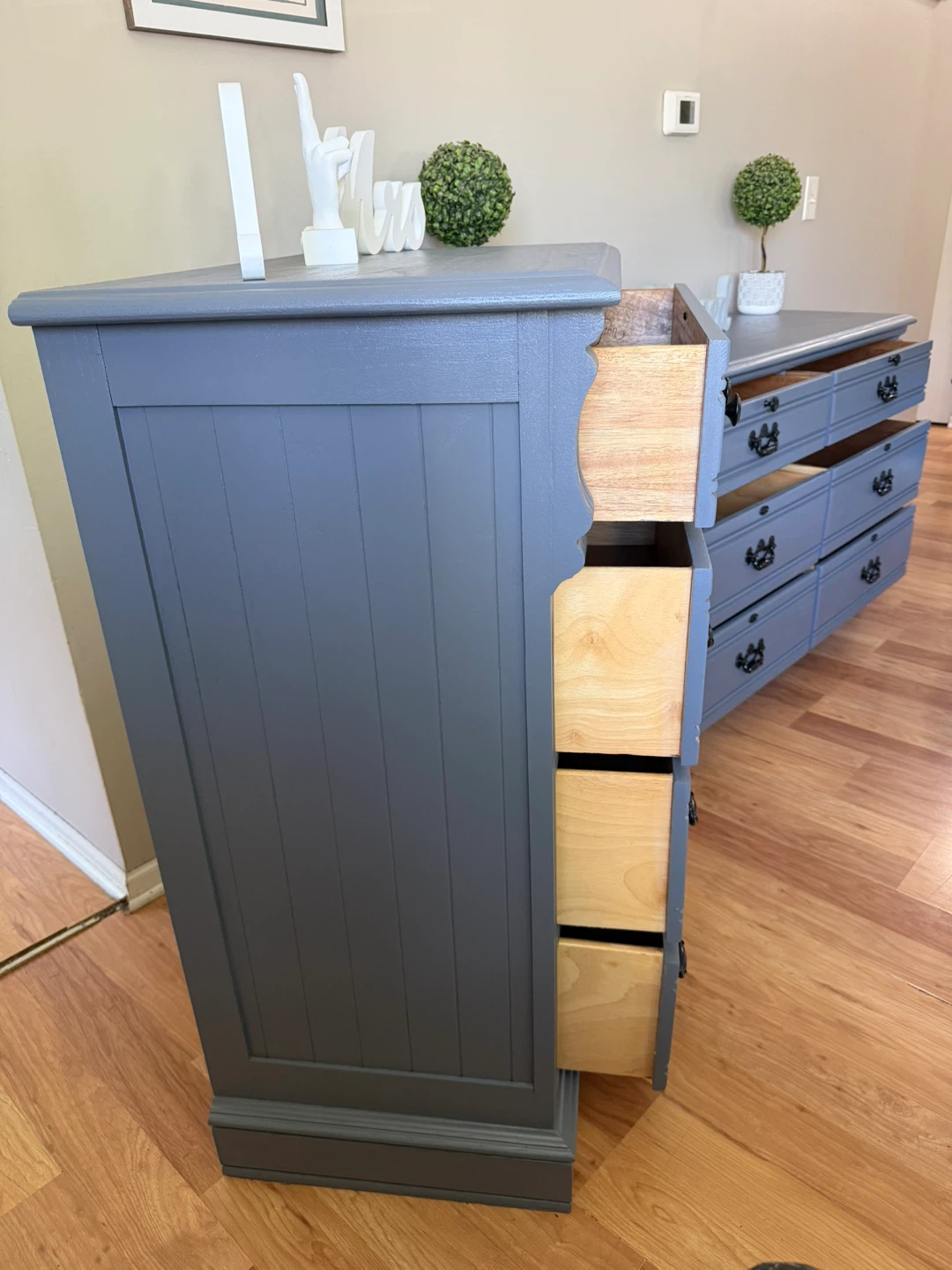 ✨🩶Gorgeous solid oak dresser set🩶✨ - photo 3