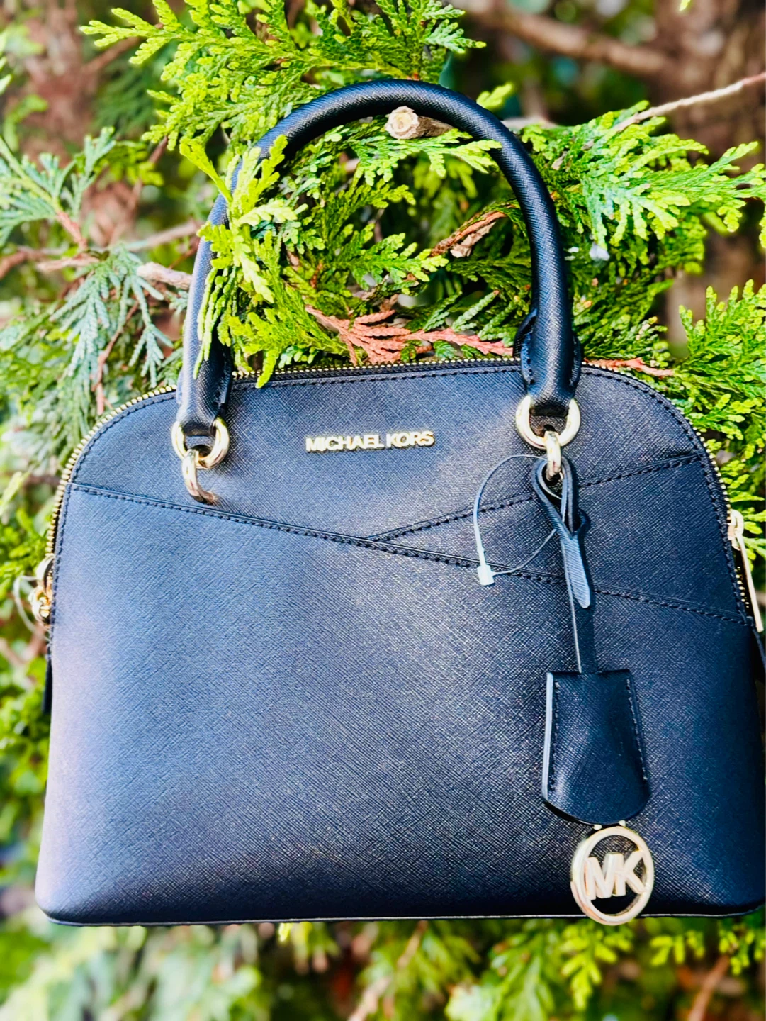 Michael Kors Black Leather Satchel Handbag - photo 3