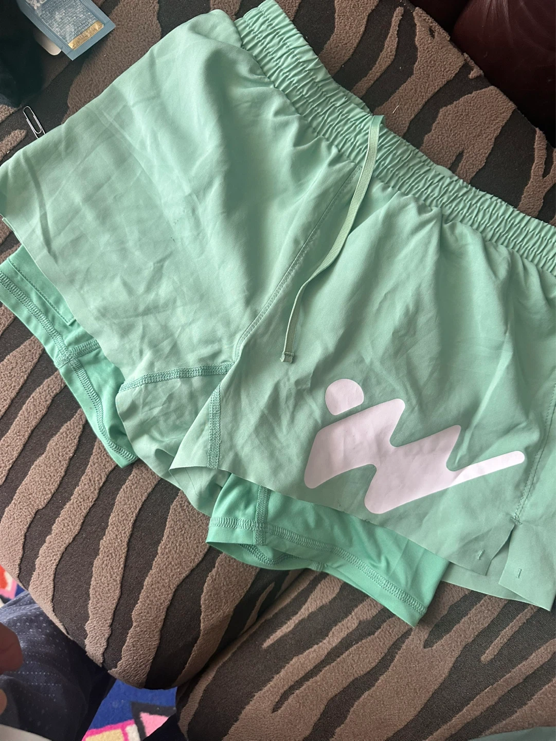 Without Walls Running Shorts - Mint Green