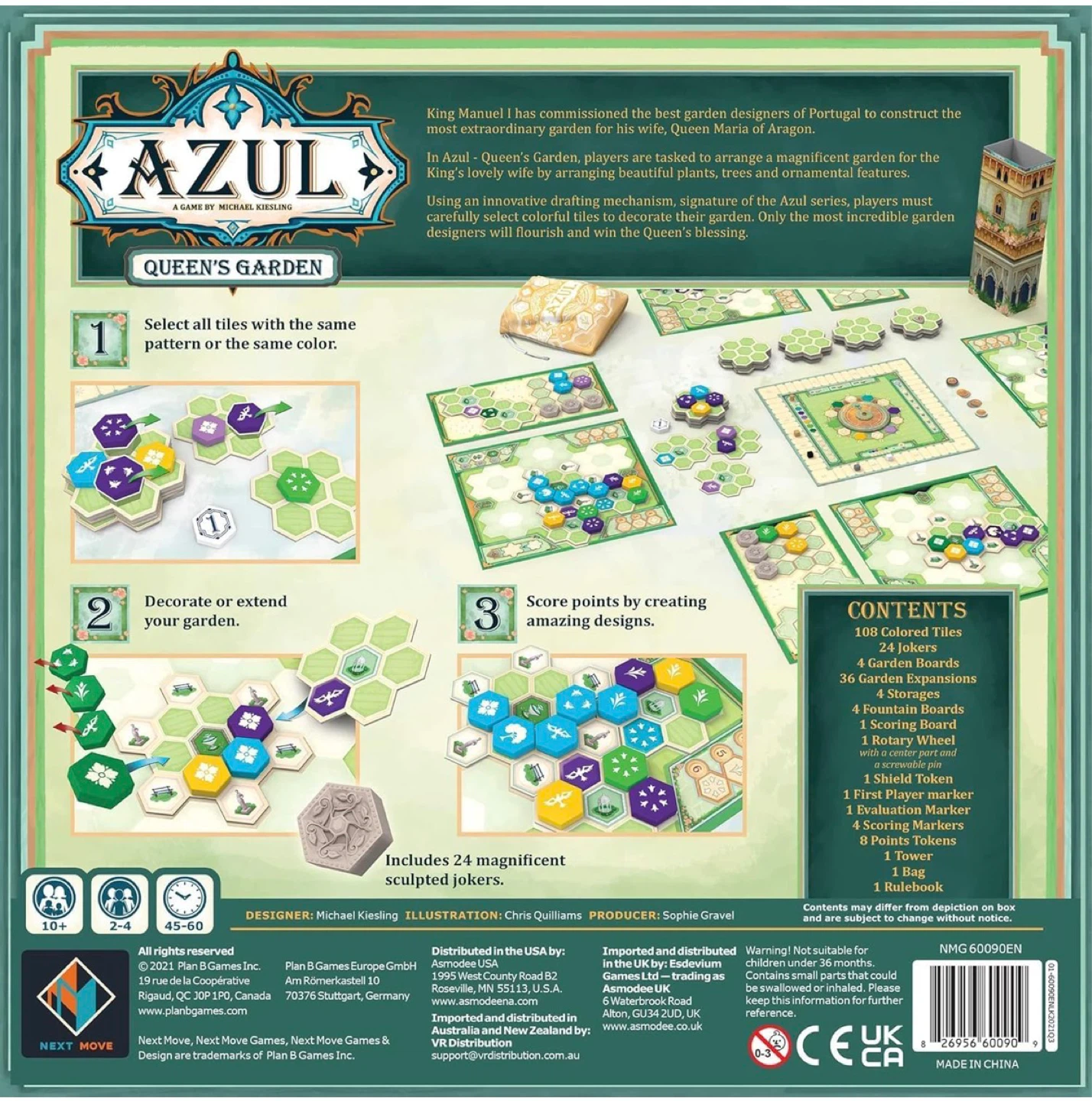 Azul Queen's Garden Board Game - photo 2