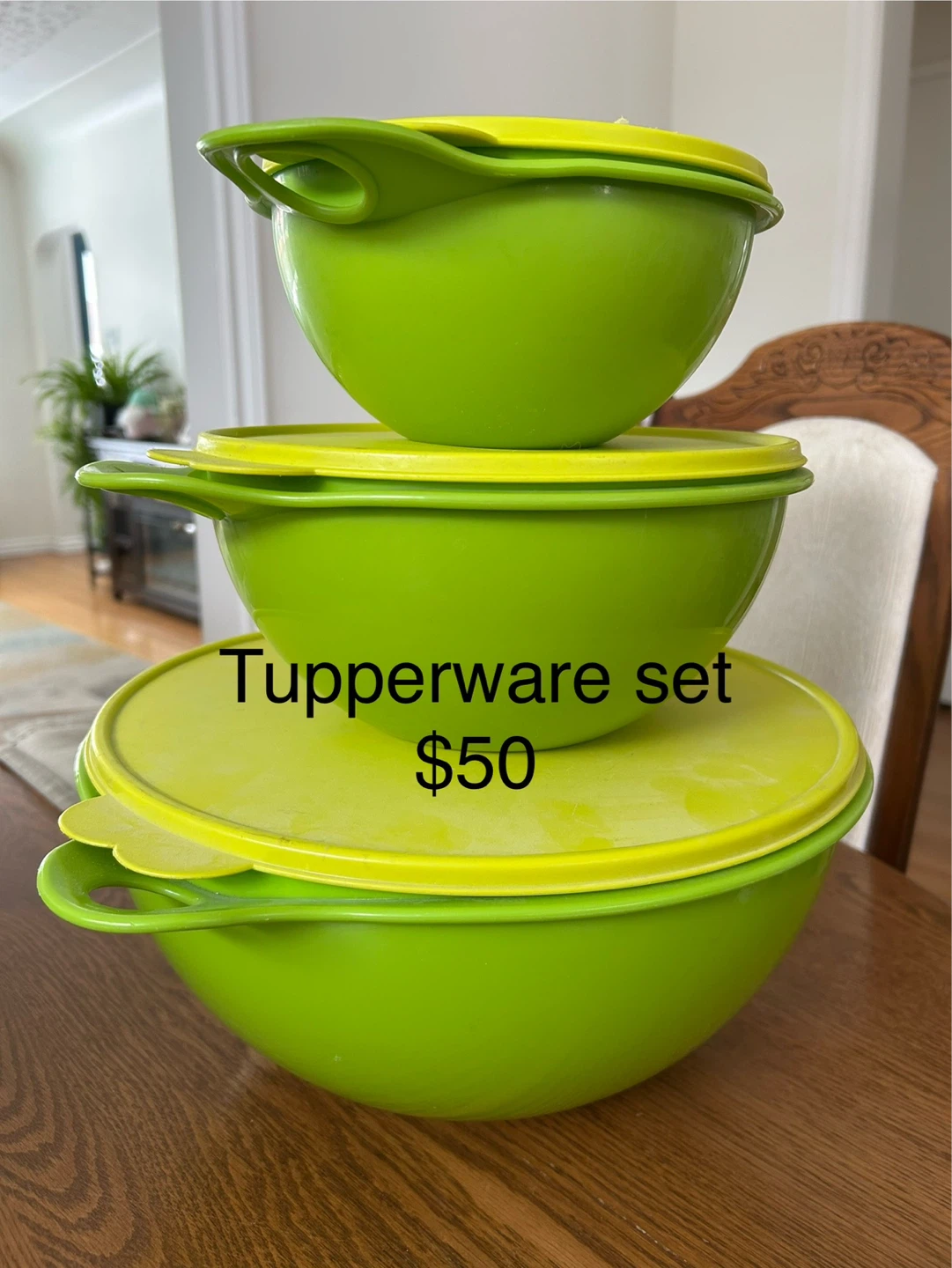 Tupperware Mixing Bowl Set