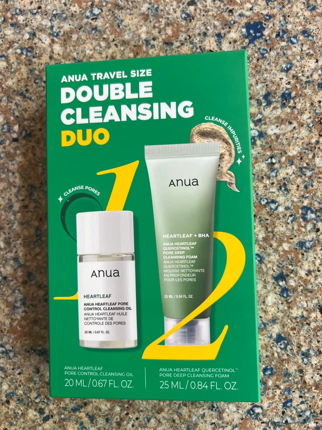 Anua Double Cleansing Duo Travel Size Set
