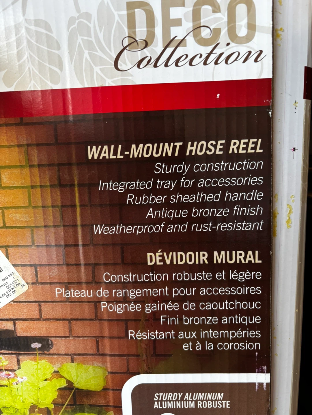 Wall-Mount Hose Reel - Antique Bronze Finish - photo 2