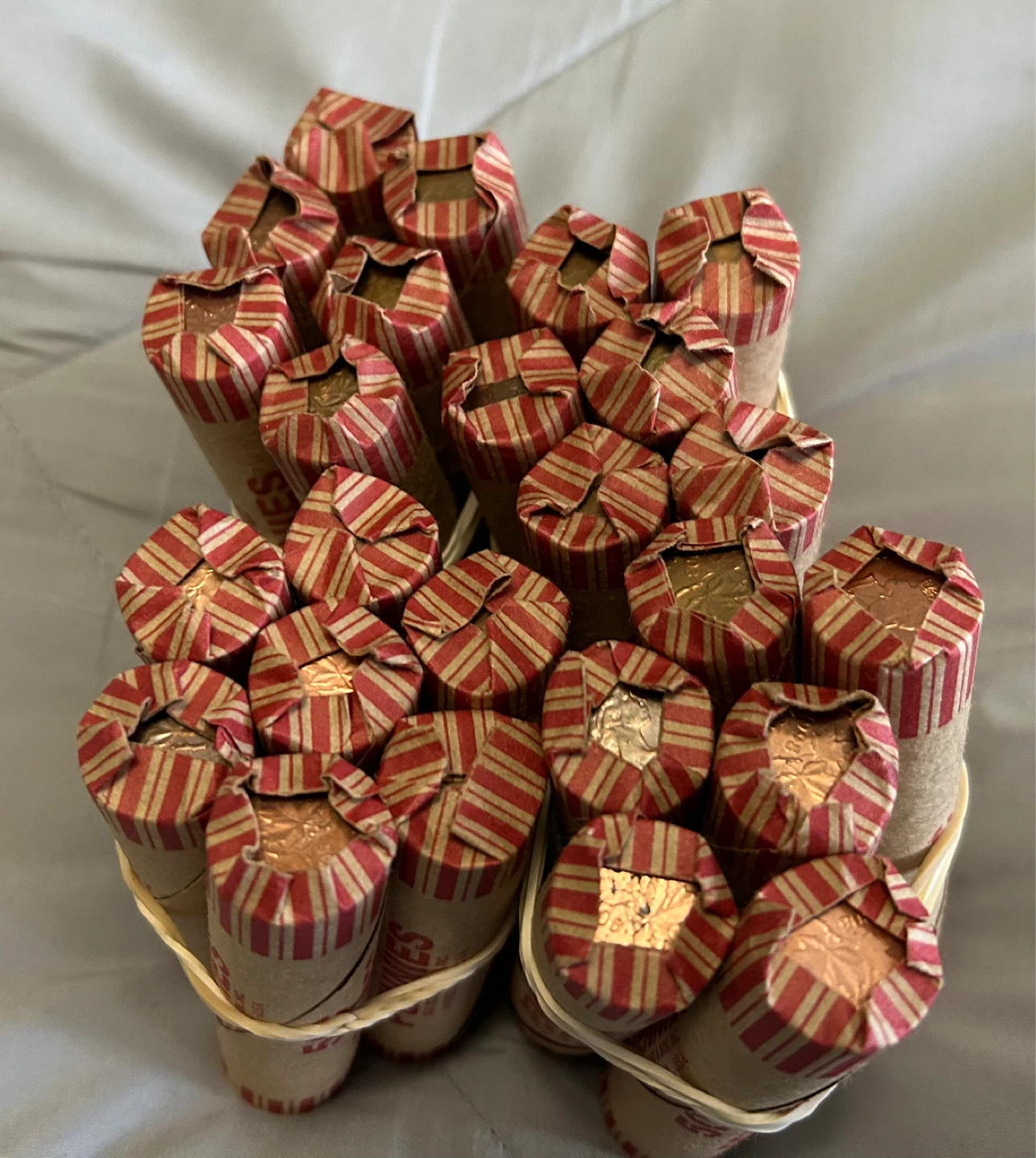 26 Vintage Canadian Penny Rolls *1940’s-1960’s*