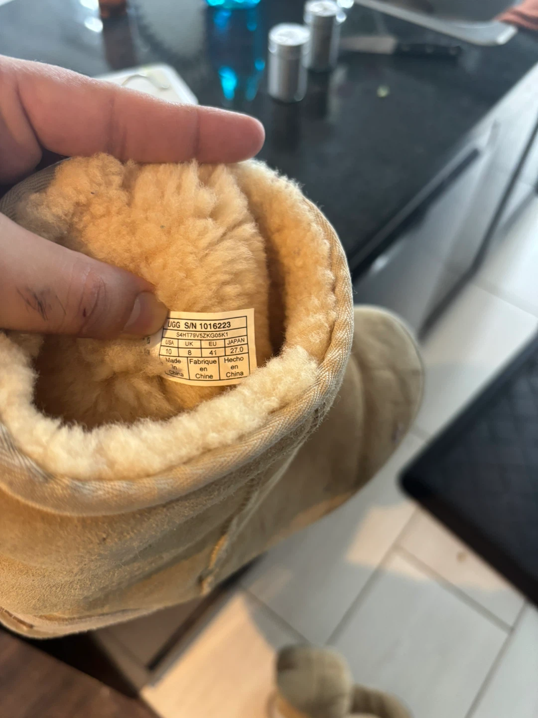 UGG Sheepskin Boots - Tan - Women Size 10 - photo 3