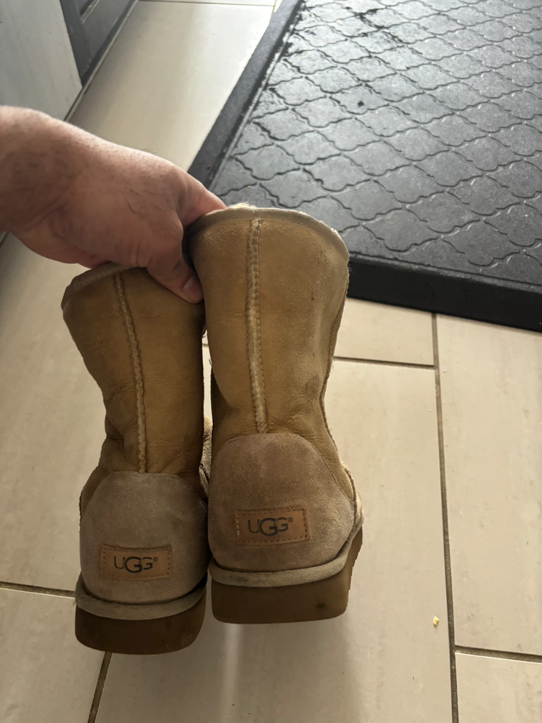 UGG Sheepskin Boots - Tan - Women Size 10 - photo 2
