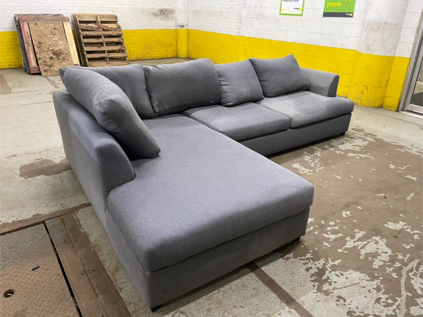Gray Sectional Sofa