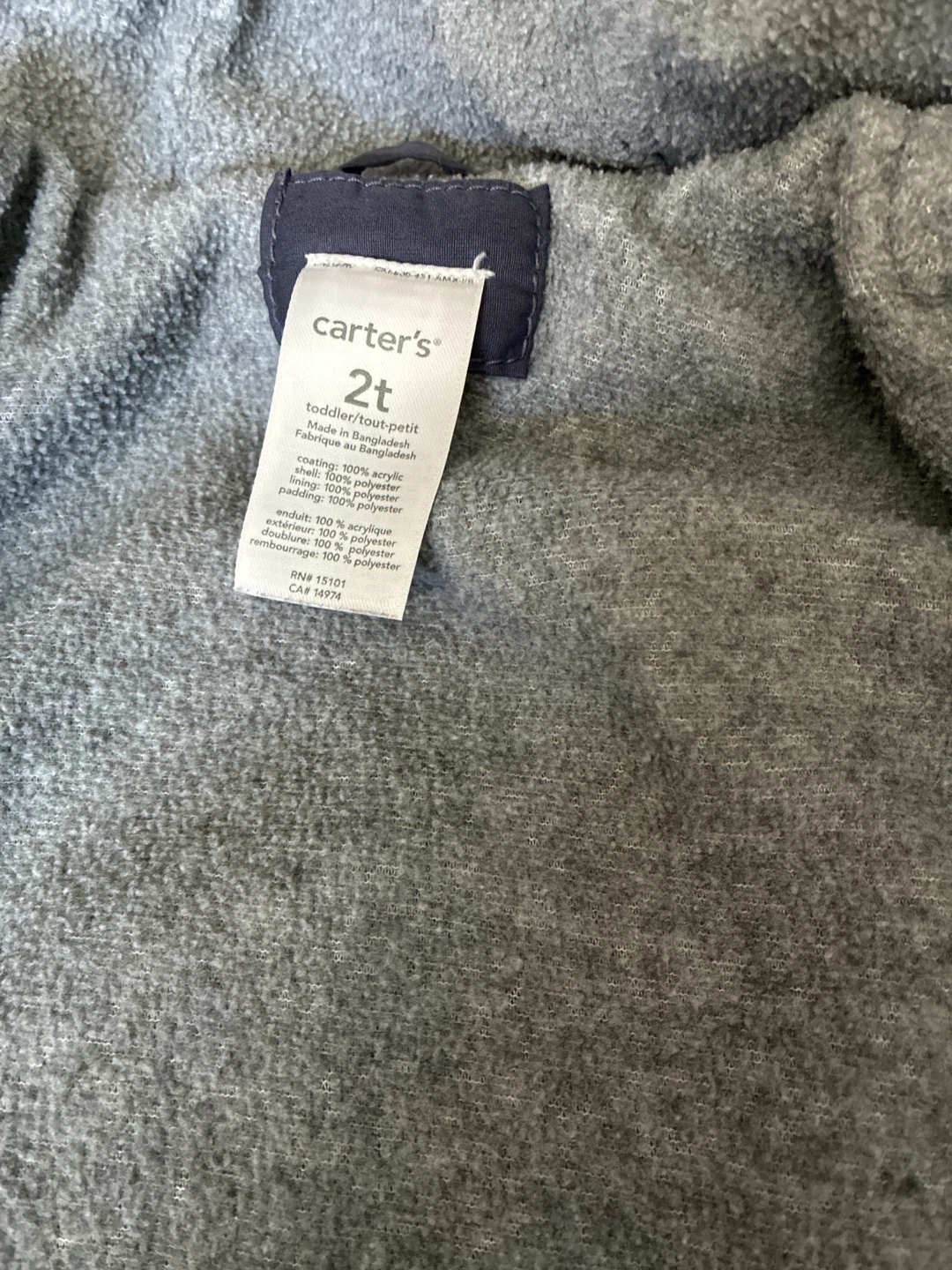 Carter's Toddler Jacket Size 2T - photo 2