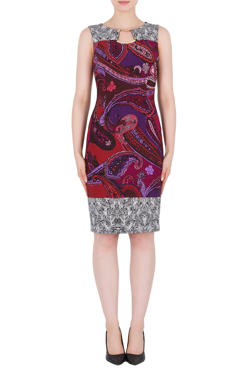 Joseph Ribkoff Paisley Print Dress Style 184646