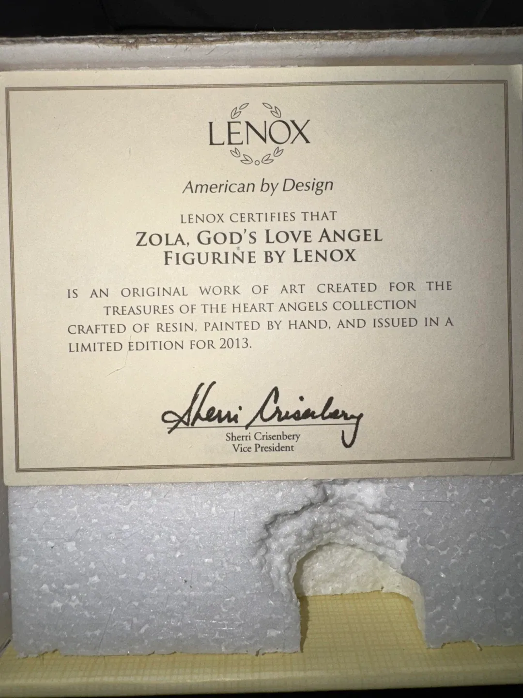 Lenox Zola God's Love Angel Figurine - photo 5