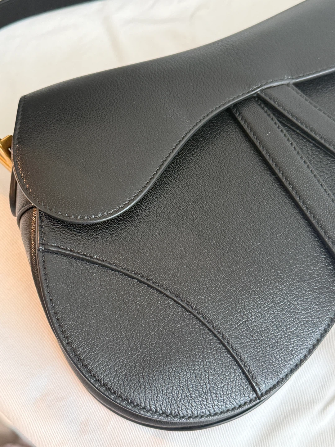 Dior Saddle Bag black goat skin - photo 4