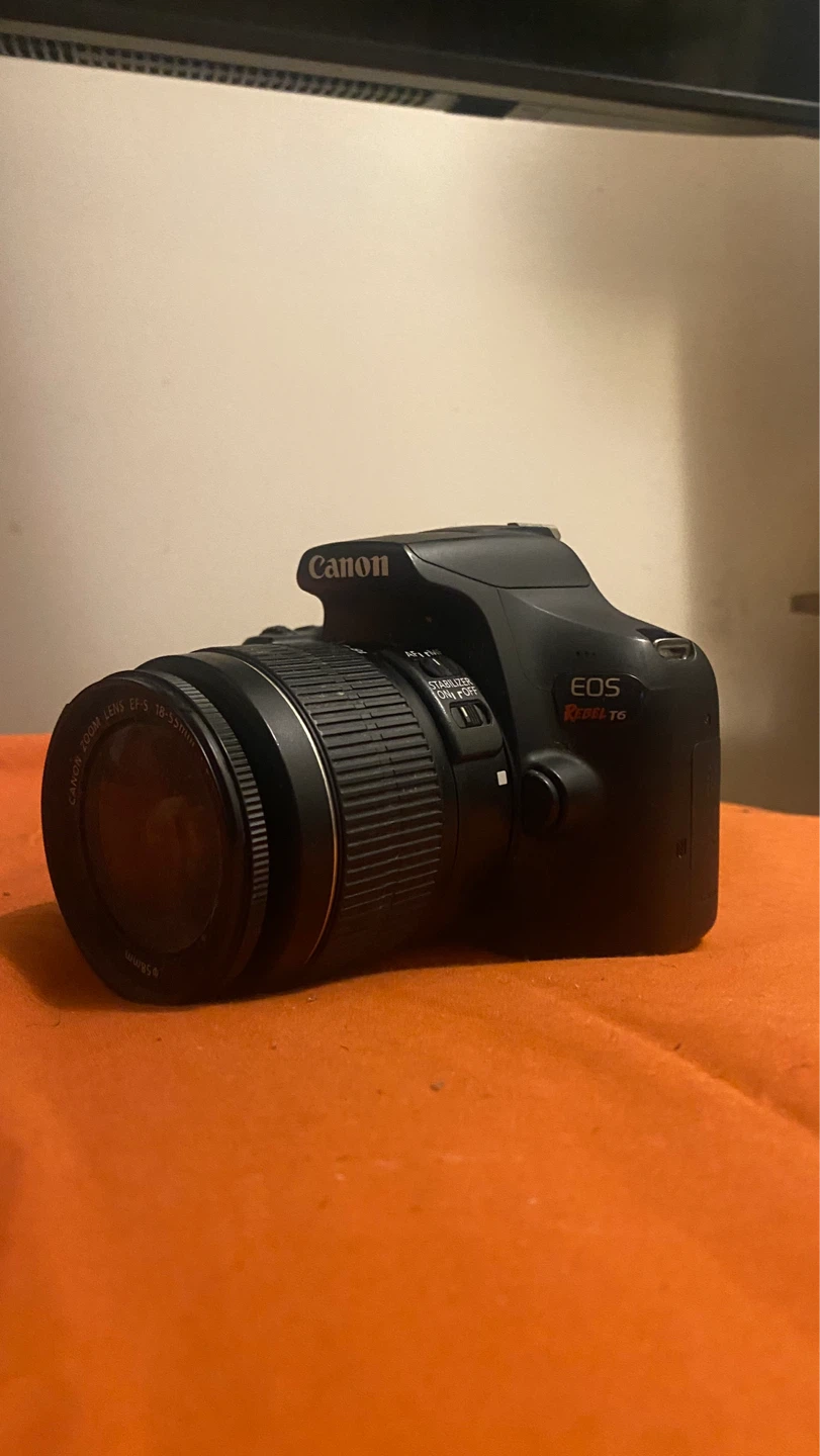 Canon EOS Rebel T6 DSLR Camera 18-55mm and 75-300mm Lenses - photo 3