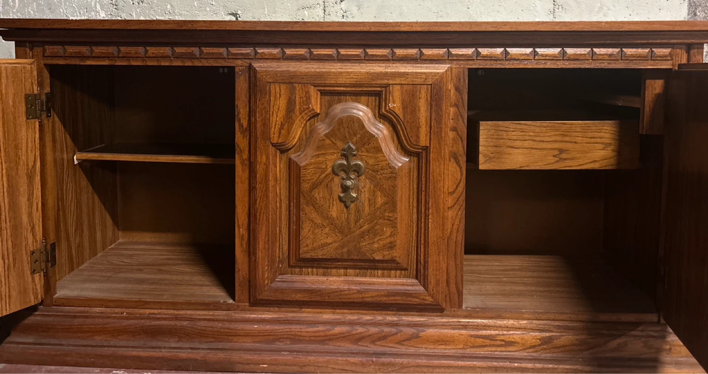 Vintage Wooden Chest with ornate carvings - photo 2