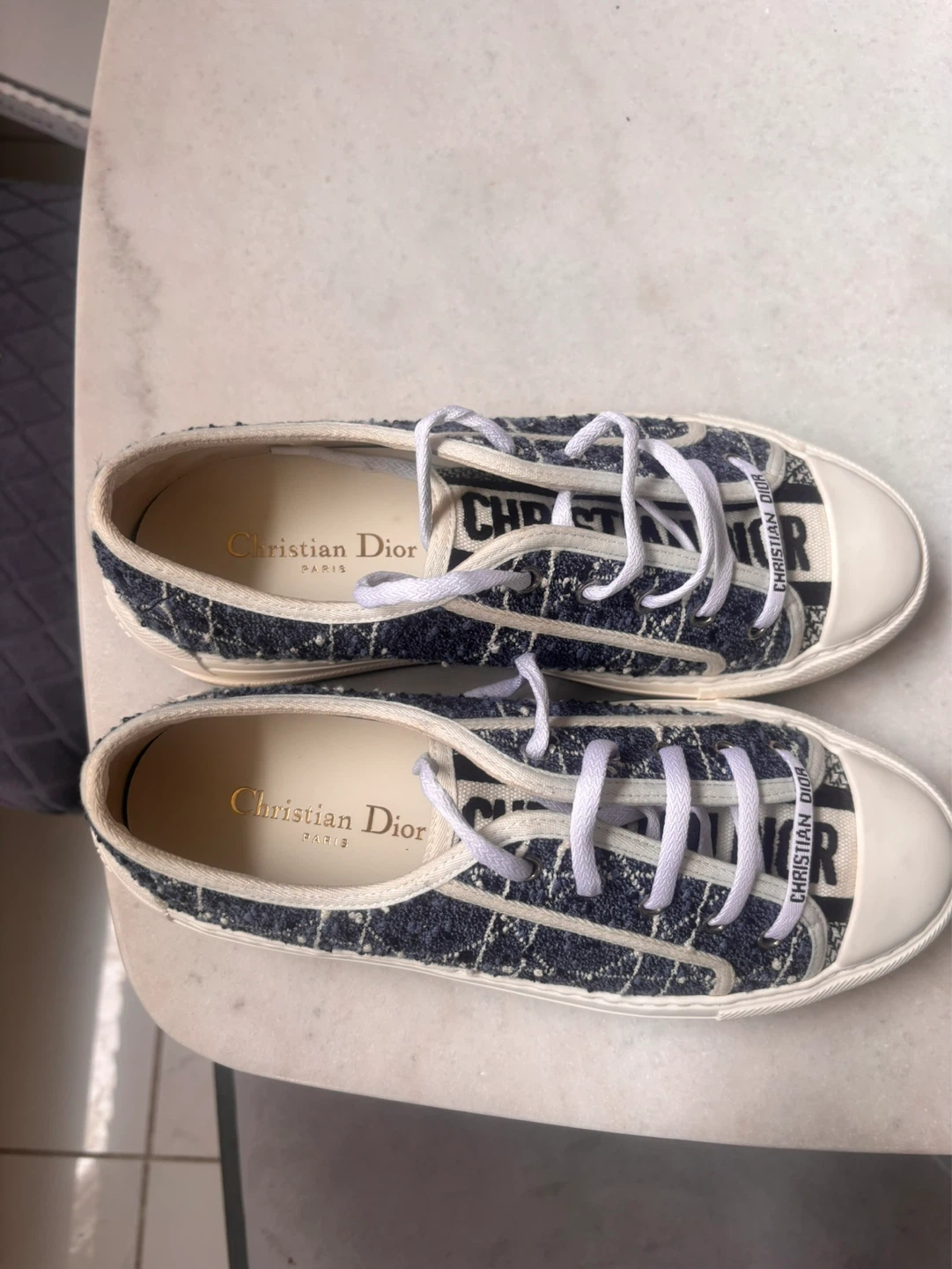 Christian Dior Women's Sneakers - Blue Tweed - photo 2