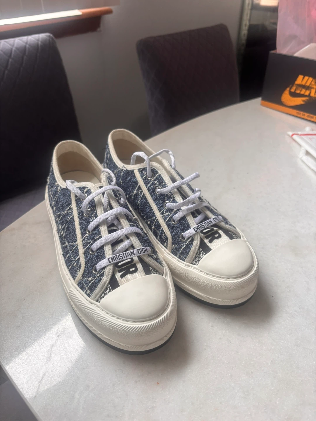 Christian Dior Women's Sneakers - Blue Tweed - photo 3