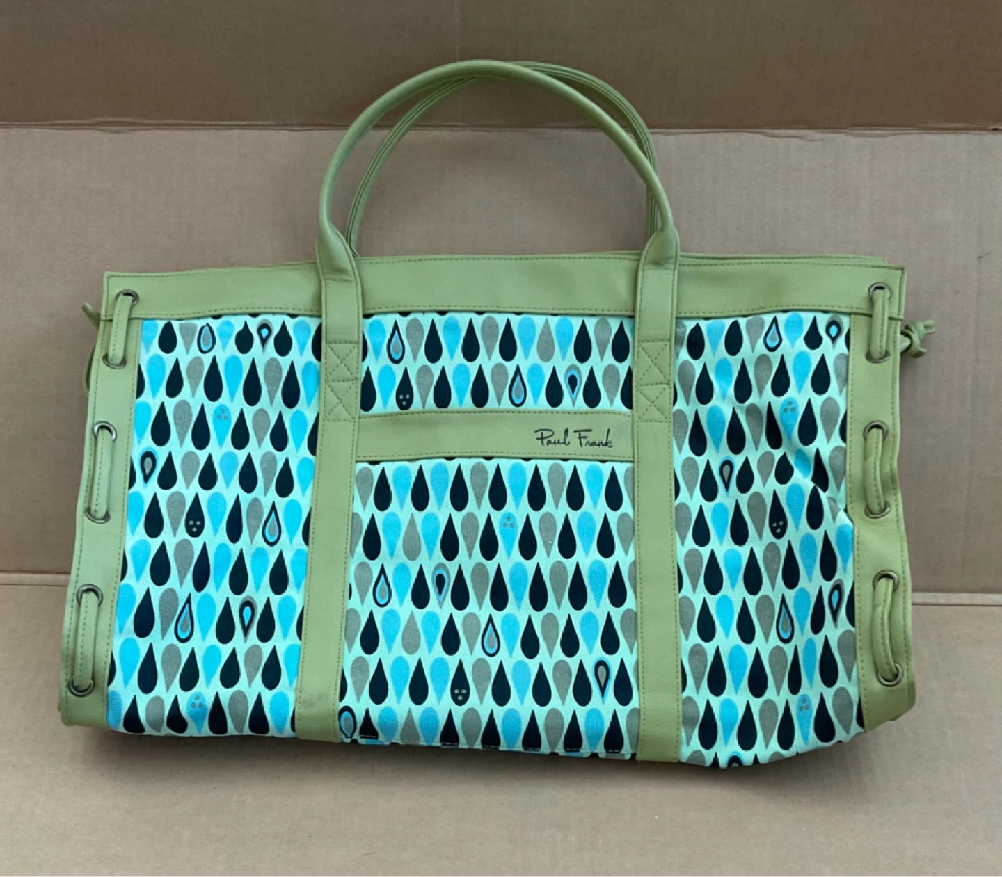 Paul Frank Raindrop Print Tote Bag