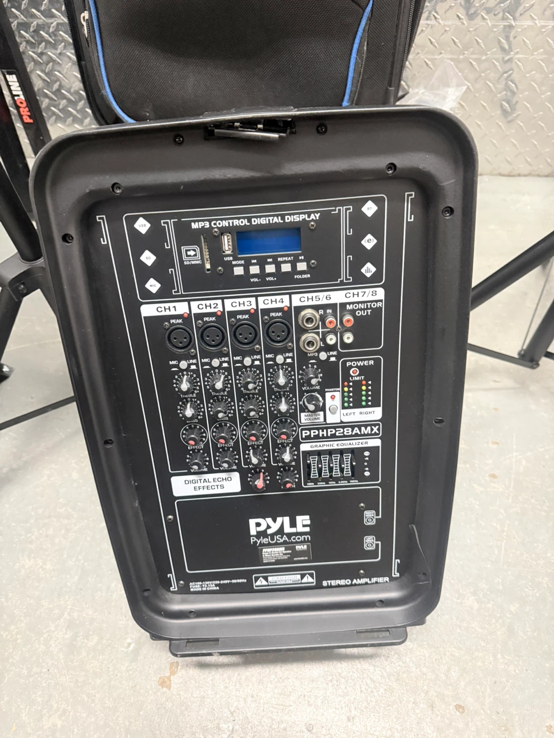 Pyle PPHP28AMX Portable PA Speaker System with Microphone - photo 5