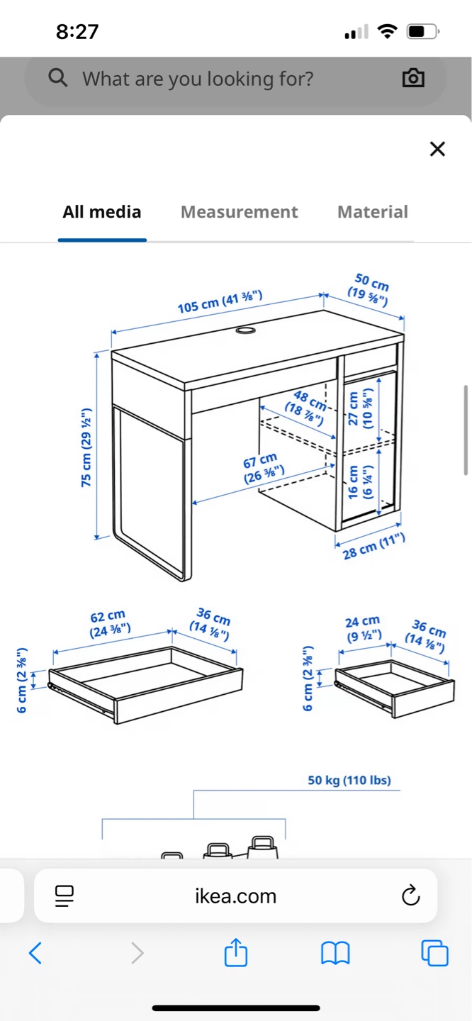 IKEA Micke Desk - photo 3