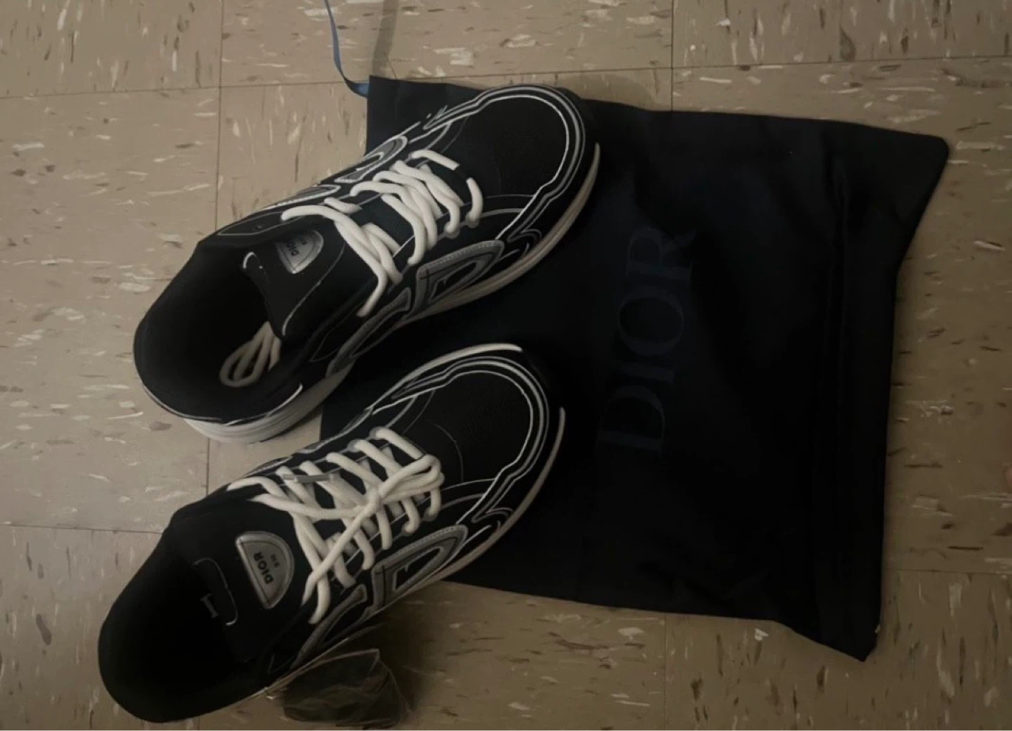 DIOR B23 Sneakers Black White