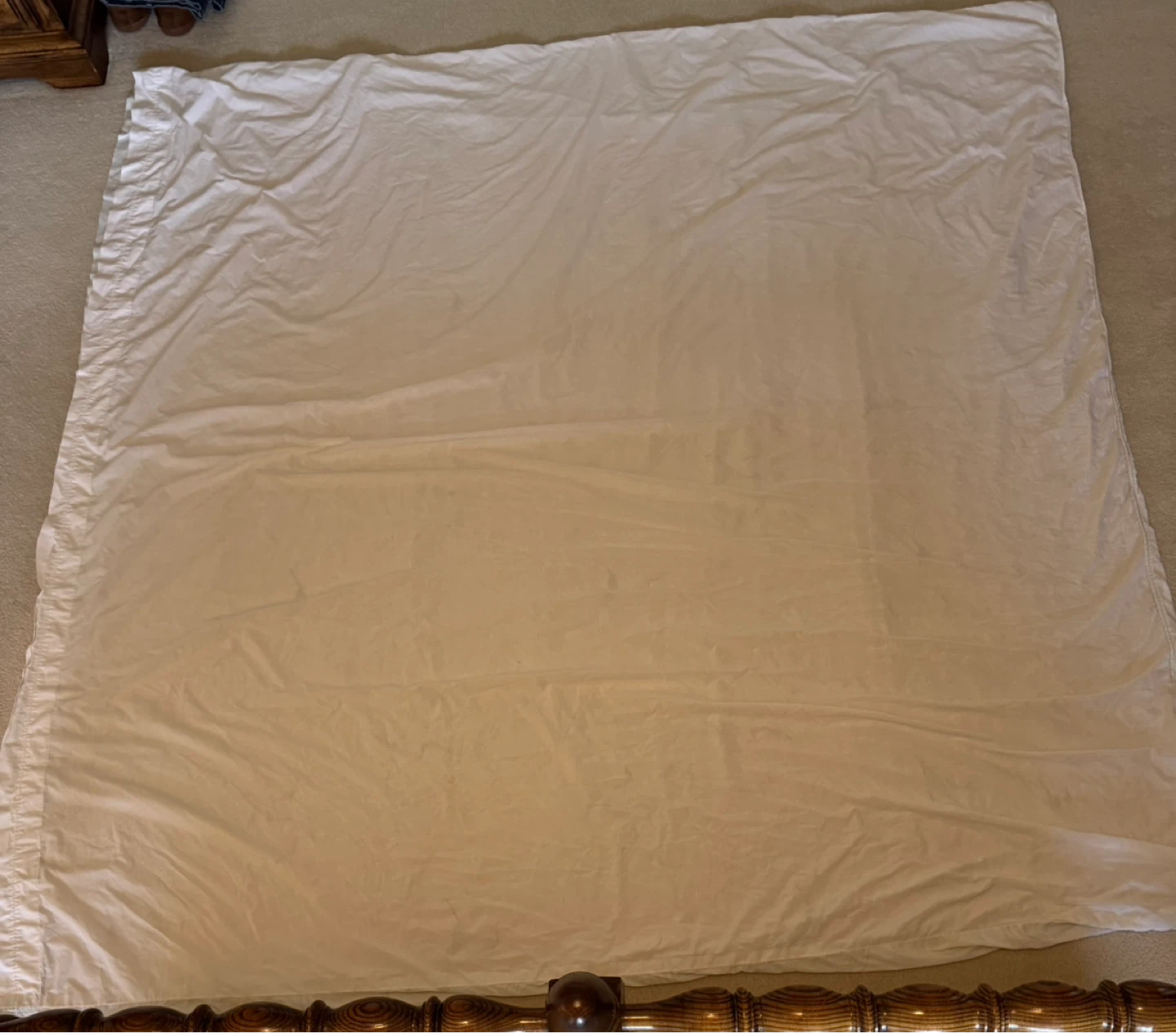 White Floral Duvet Cover - photo 4