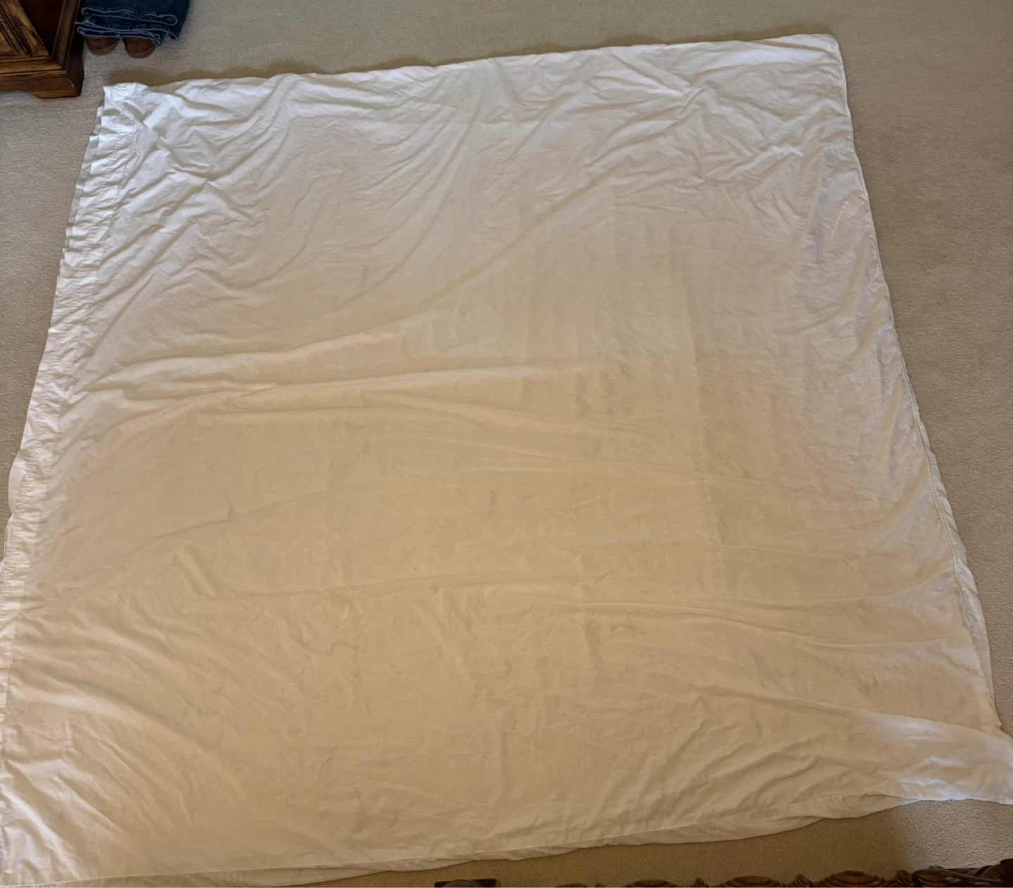 White Floral Duvet Cover - photo 3