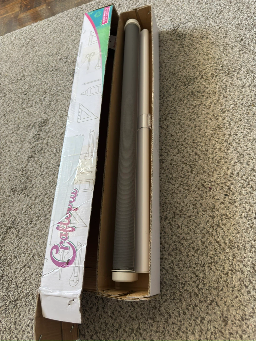 Grey Zebra Roller Blinds - 35" Wide - photo 5