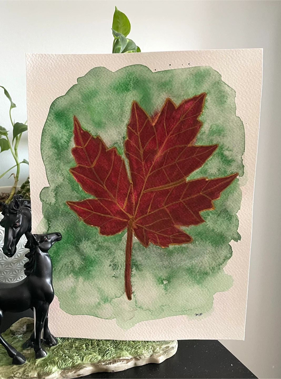 Watercolour Christmas themed Paintings - photo 4