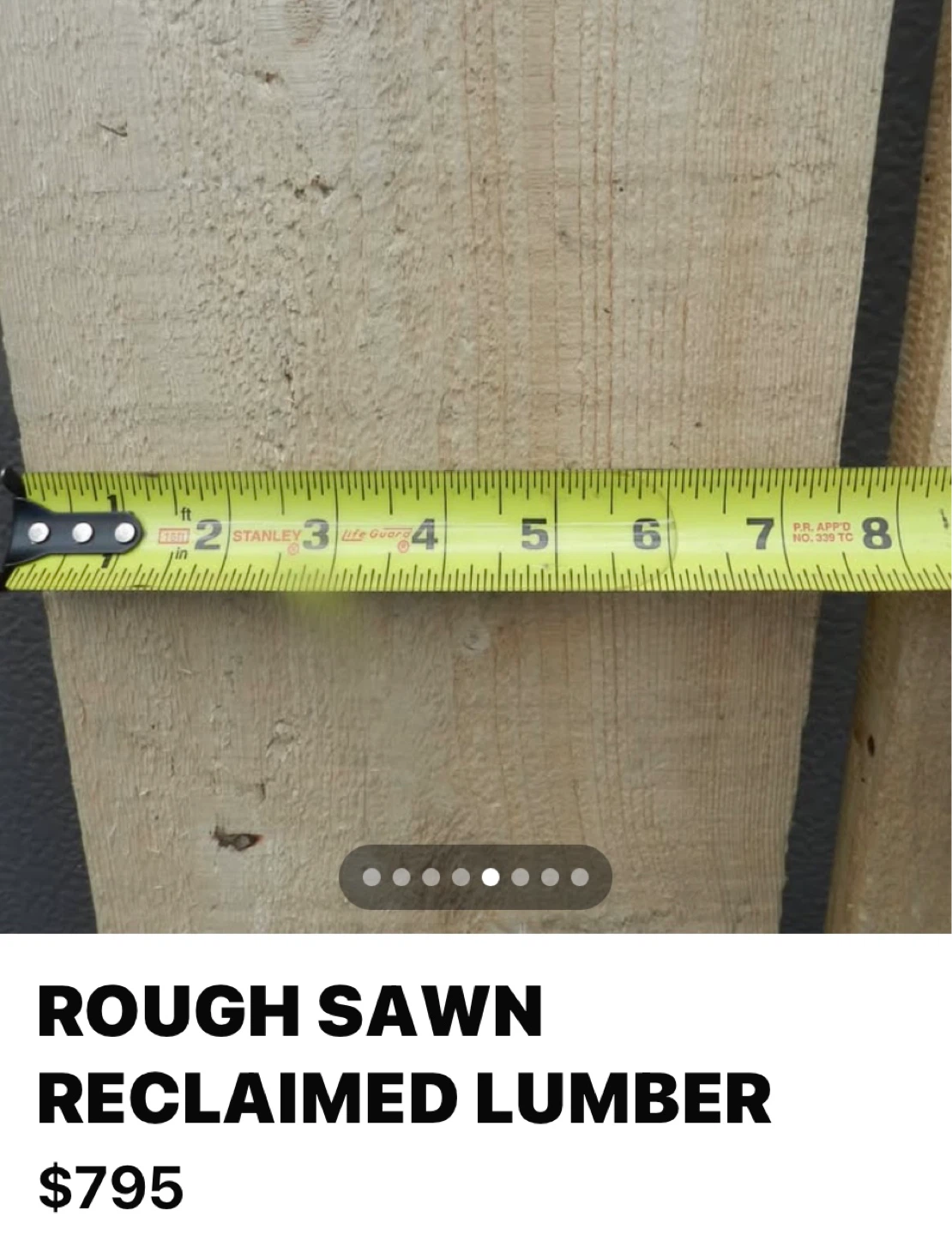 Rough Sawn Reclaimed Lumber - photo 5