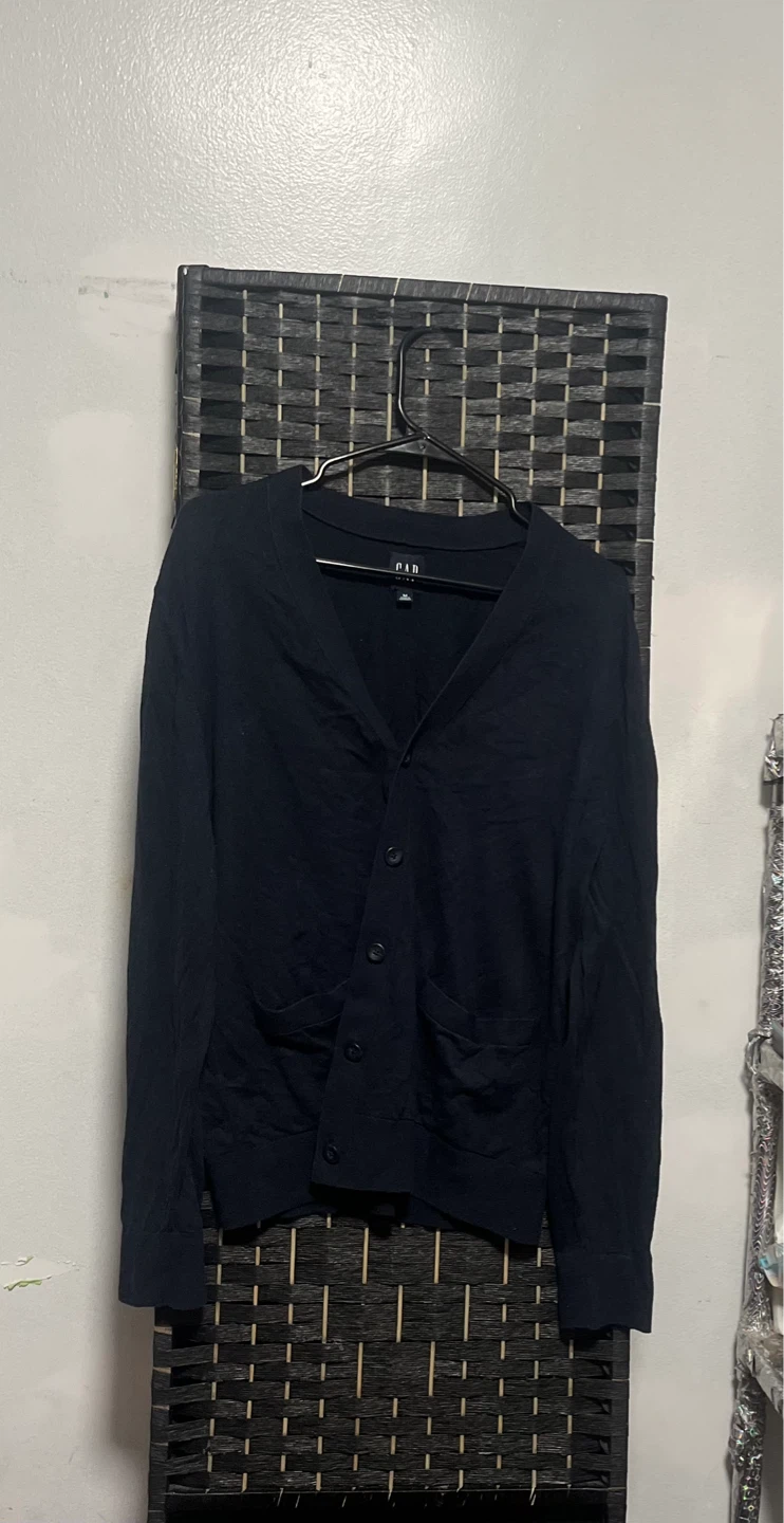 GAP Navy Blue Cardigan Sweater Size M