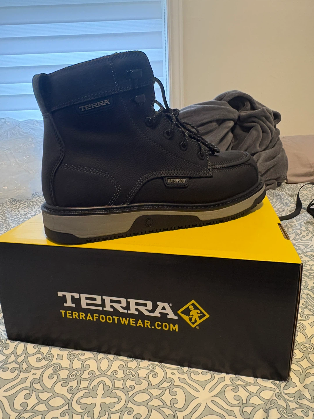 Terra Ironstone 6" Composite Toe Waterproof Boots Size 9.5 - photo 4