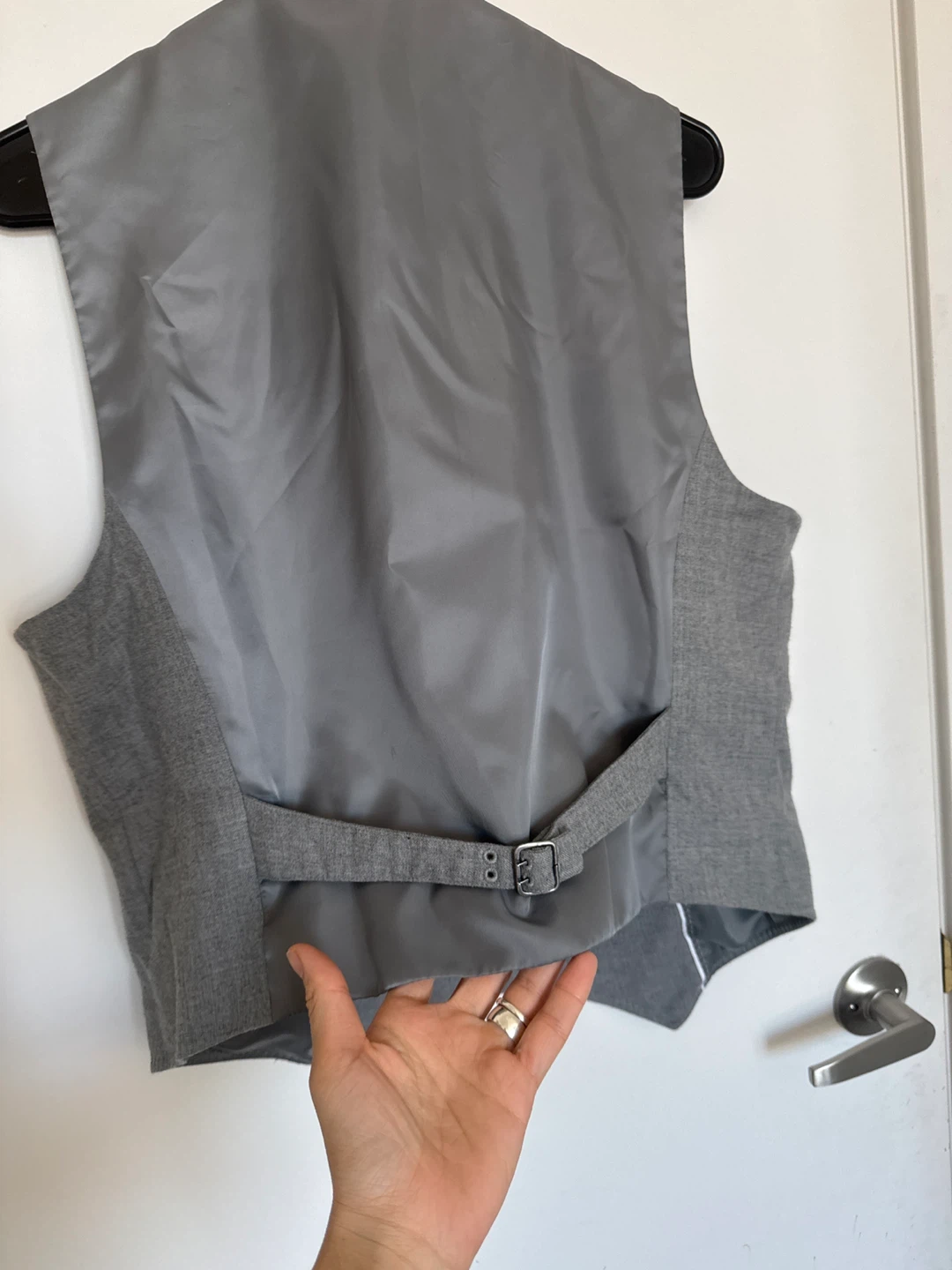Club Monaco Grey Double-Breasted Vest L/G - photo 3