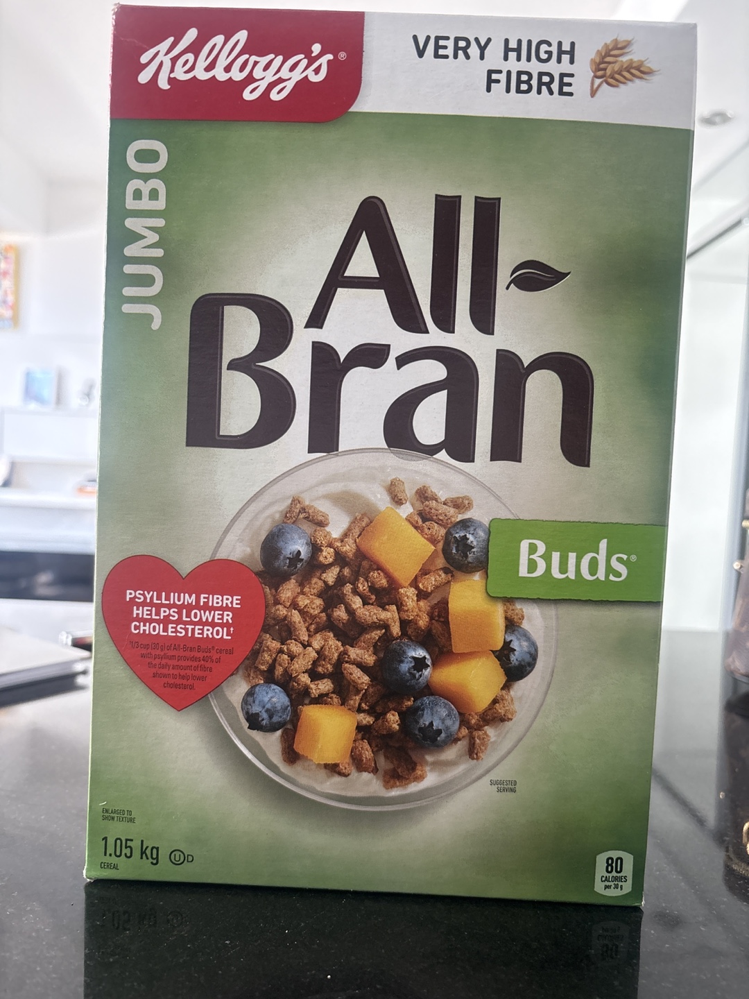 Kellogg's All-Bran Buds Cereal - Jumbo Size - 1.05 kg
